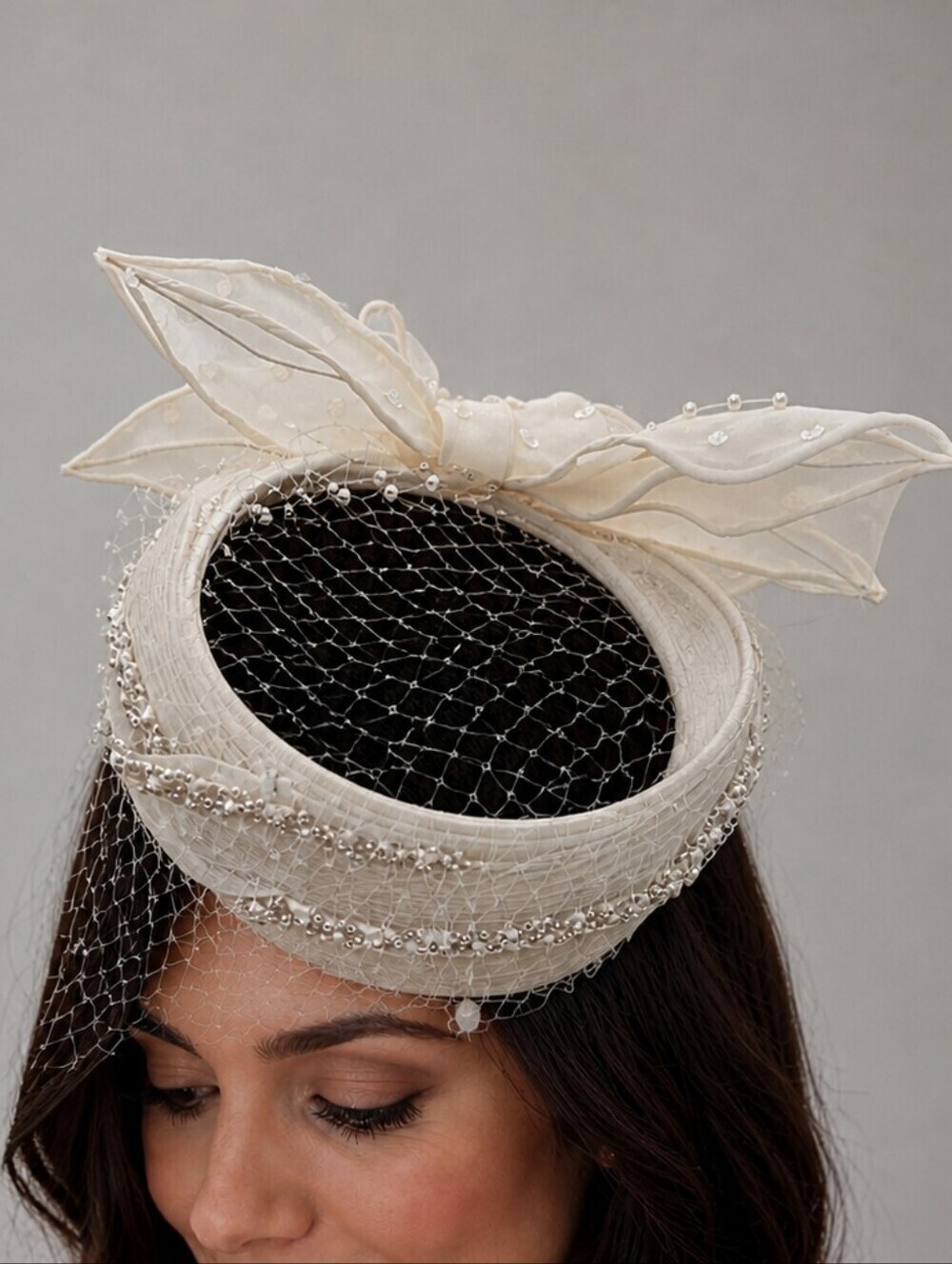 Eric Javits VTG Ladies Hat With Lace Vintage Great Pre Loved Condition - Picture 1 of 15